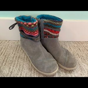 Grey “Tom’s” Boots